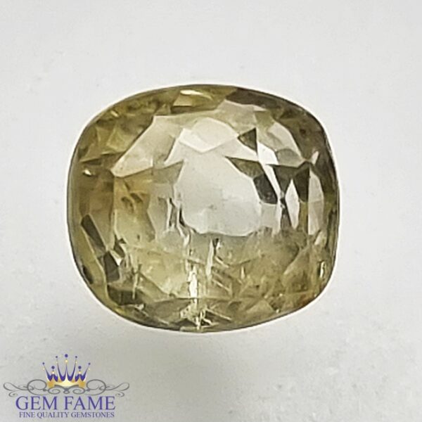 Yellow Sapphire (Pukhraj) 1.37ct Natural Ceylon