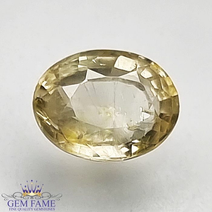 Yellow Sapphire (Pukhraj) 1.26ct Gemstone Ceylon