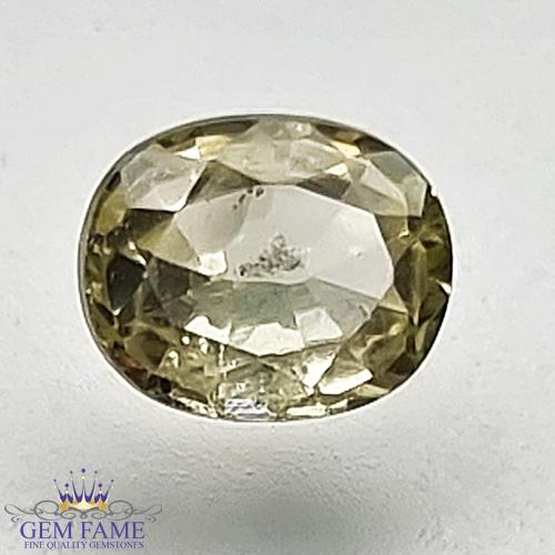 Yellow Sapphire (Pukhraj) 0.90ct Gemstone Ceylon
