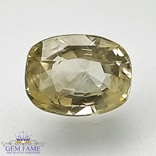 Yellow Sapphire (Pukhraj) 1.23ct Natural Ceylon