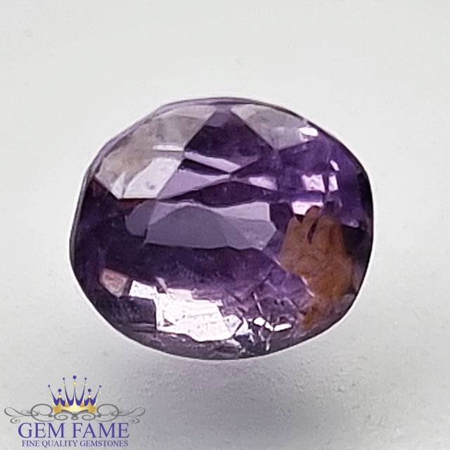 Purple Sapphire Gemstone 1.01ct Ceylon