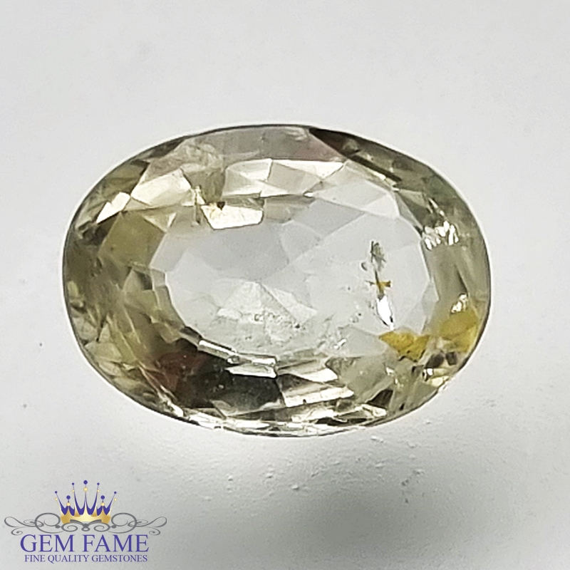 Yellow Sapphire (Pukhraj) 1.77ct Gemstone Ceylon