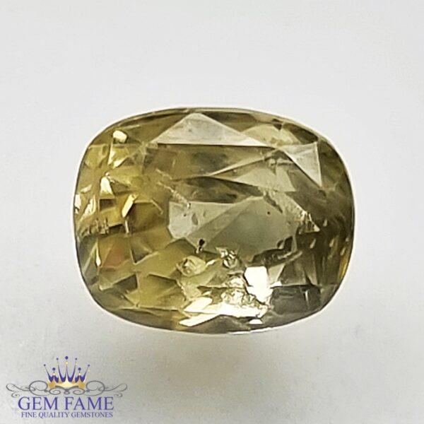 Yellow Sapphire (Pukhraj) 1.82ct Natural Ceylon