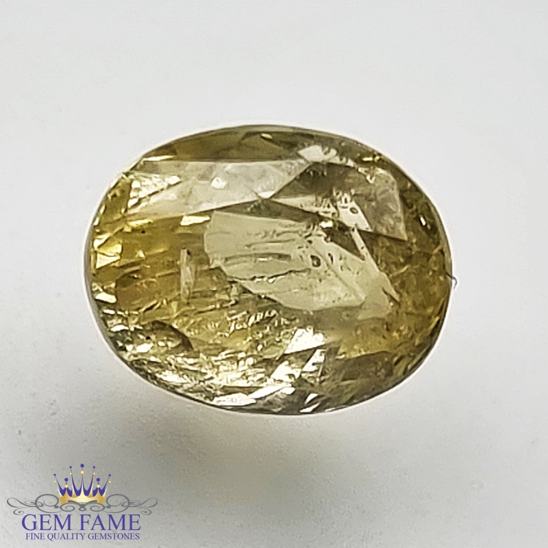 Yellow Sapphire (Pukhraj) 1.76ct Gemstone Ceylon