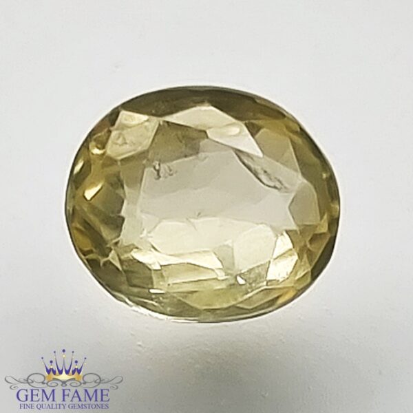 Yellow Sapphire (Pukhraj) 1.34ct Natural Ceylon