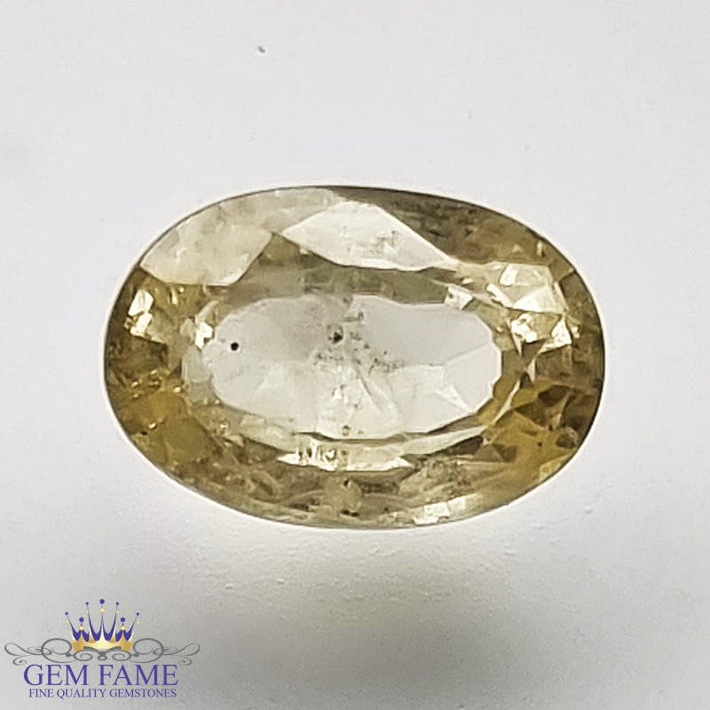 Yellow Sapphire (Pukhraj) 1.66ct Gemstone Ceylon