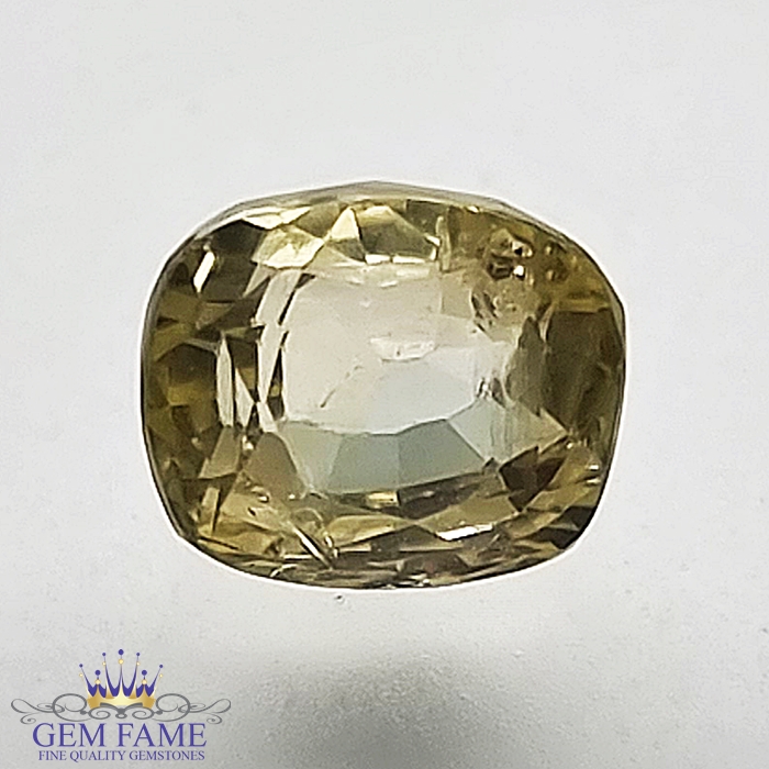 Yellow Sapphire (Pukhraj) 1.62ct Natural Ceylon