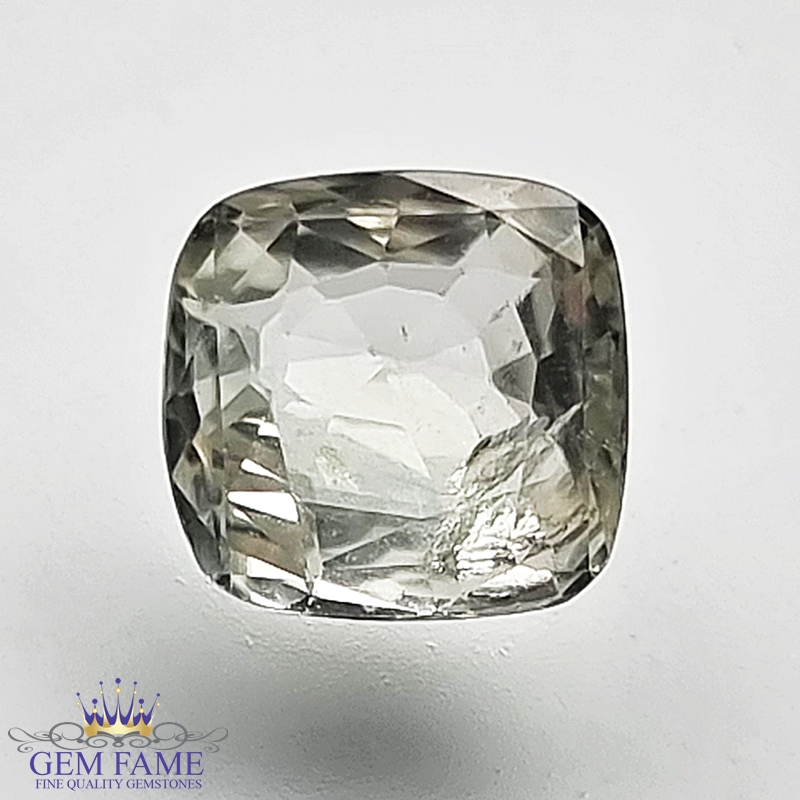White Sapphire 2.18ct Natural Gemstone Ceylon