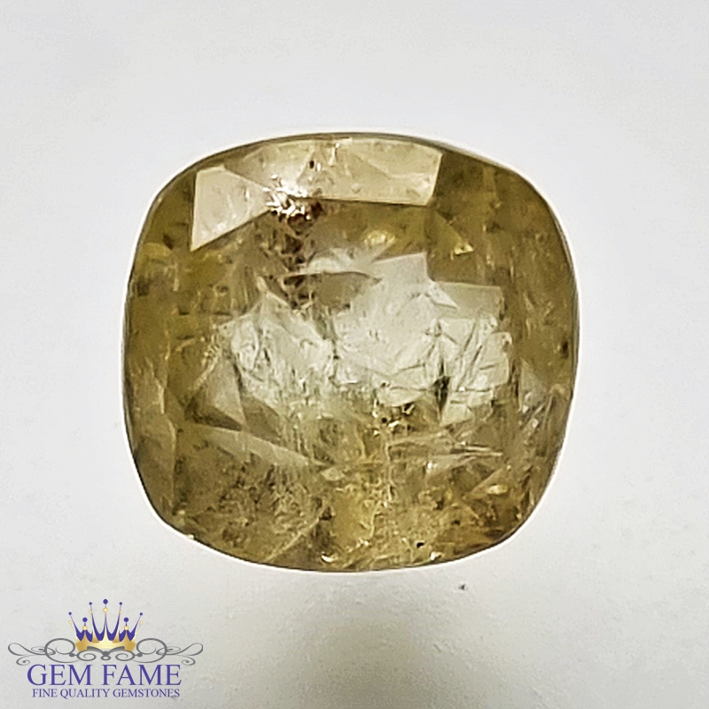 Yellow Sapphire (Pukhraj) 3.10ct Gemstone Ceylon