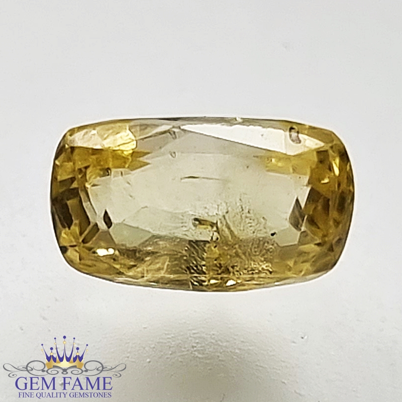 Yellow Sapphire (Pukhraj) 1.66ct Natural Ceylon