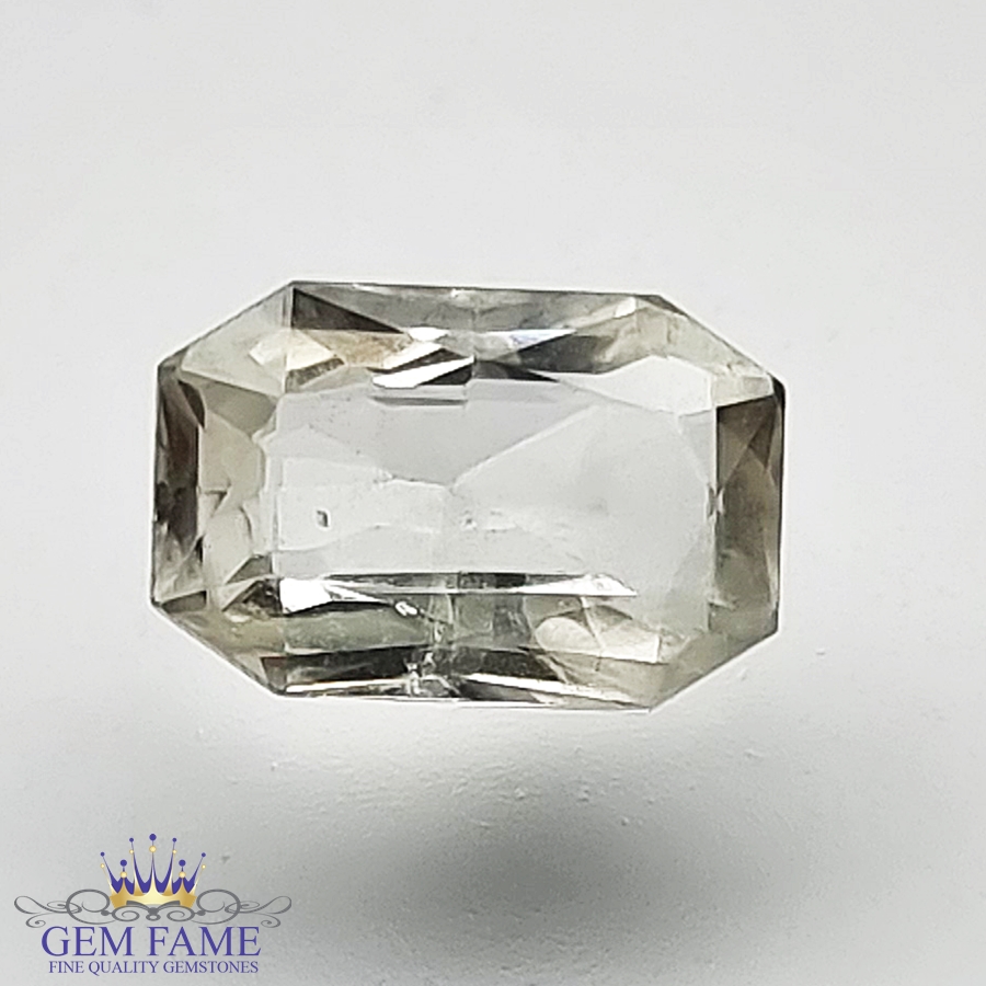 White Sapphire 1.61ct Stone Ceylon
