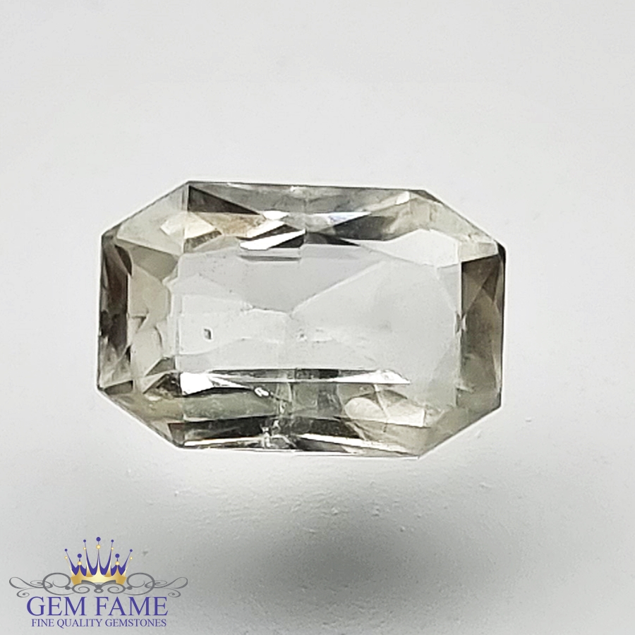 White Sapphire 1.61ct Natural Ceylon