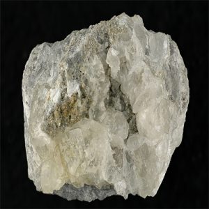 Prismatic witherite crystal, white in color