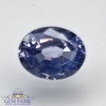 Blue Sapphire 0.59ct (Neelam) Gemstone Ceylon