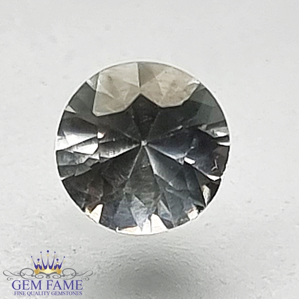 White Sapphire 0.59ct Natural Ceylon