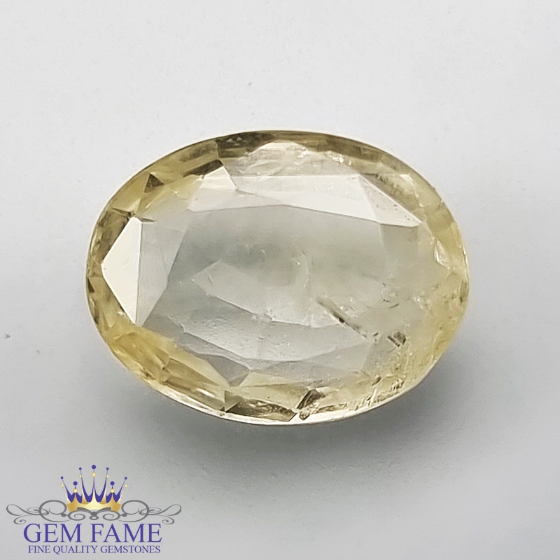 Yellow Sapphire (Pukhraj) 3.54ct Natural Ceylon