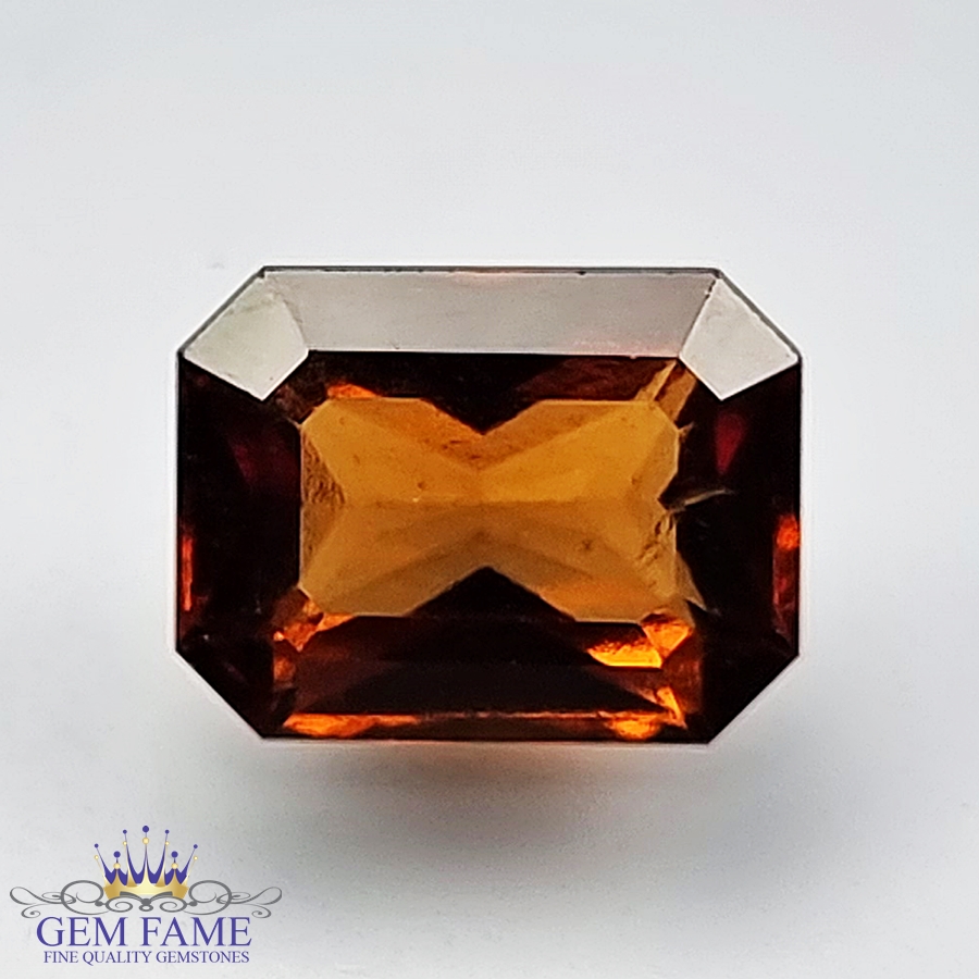 Hessonite Garnet 3.18ct Stone Ceylon