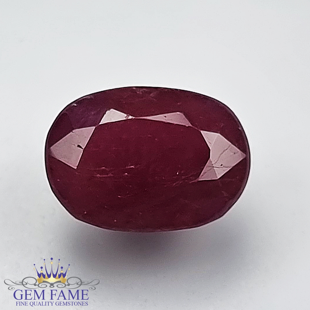 Ruby 3.81ct Natural Gemstone Africa