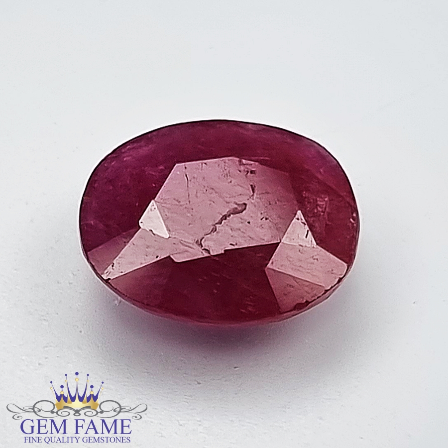 Ruby 3.08ct Natural Gemstone Africa