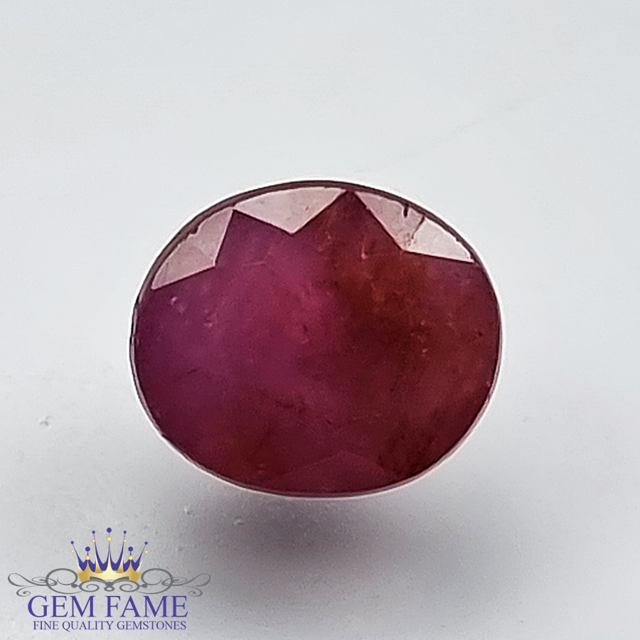 Ruby 3.35ct Natural Gemstone Africa