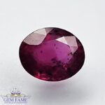 Ruby (Manik) 0.96ct Gemstone Ceylon