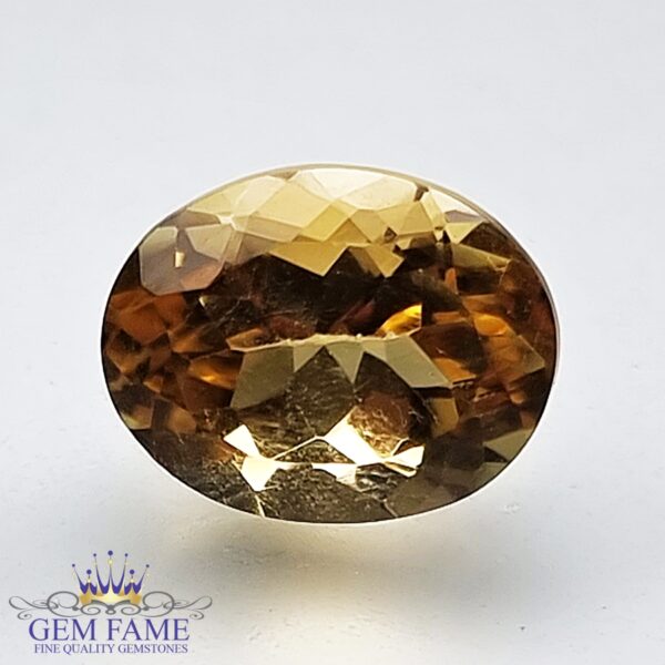 Citrine Quartz 4.18ct Natural Gemstone Brazil