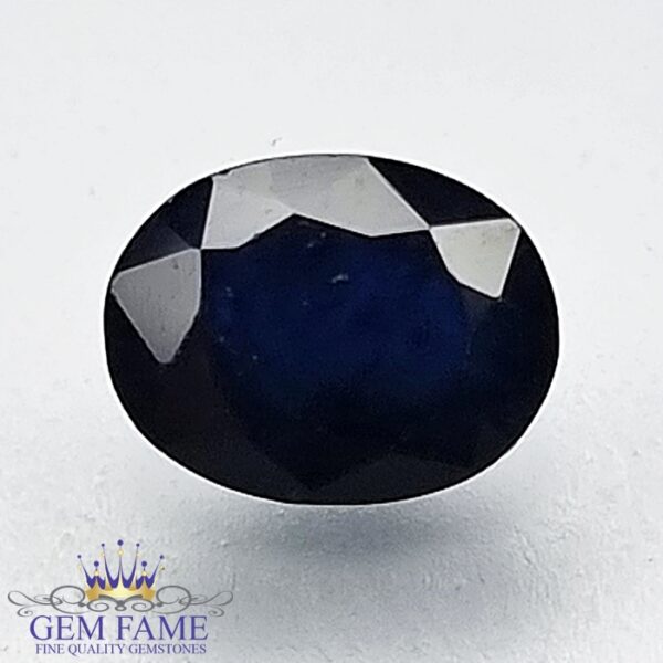 Blue Sapphire 1.65ct (Neelam) Gemstone Thailand
