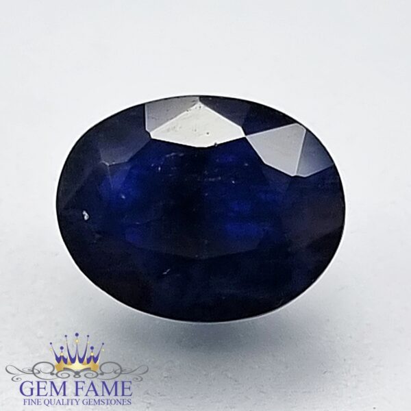 Blue Sapphire 2.87ct (Neelam) Gemstone Thailand