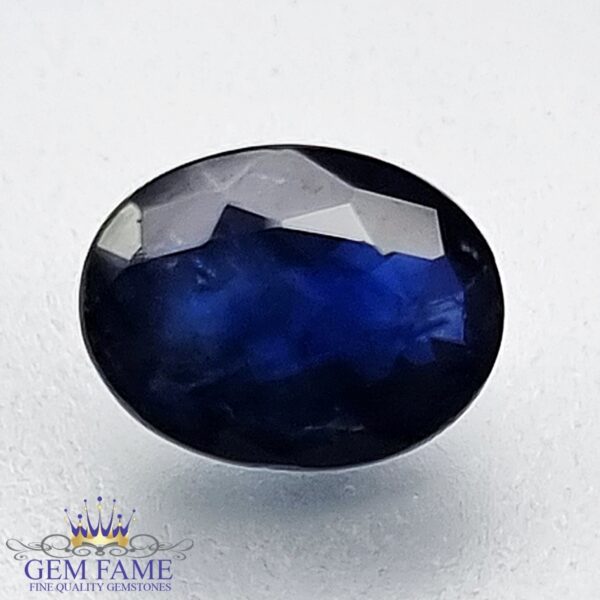 Blue Sapphire 1.31ct (Neelam) Gemstone Thailand