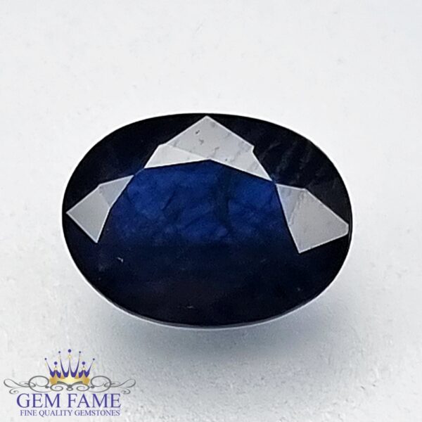 Blue Sapphire 1.37ct (Neelam) Gemstone Thailand