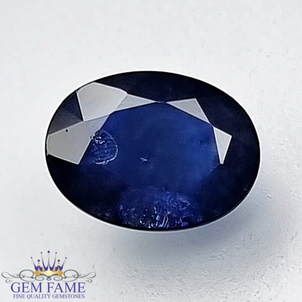Blue Sapphire 1.29ct (Neelam) Gemstone Thailand