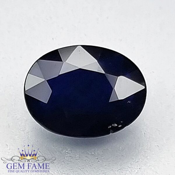 Blue Sapphire 1.09ct (Neelam) Gemstone Thailand