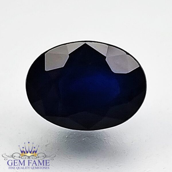 Blue Sapphire 1.36ct (Neelam) Gemstone Thailand