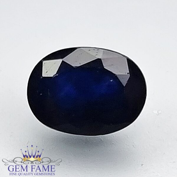 Blue Sapphire 1.63ct (Neelam) Gemstone Thailand
