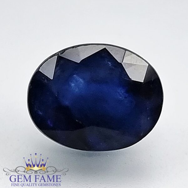 Blue Sapphire 3.21ct (Neelam) Gemstone Thailand