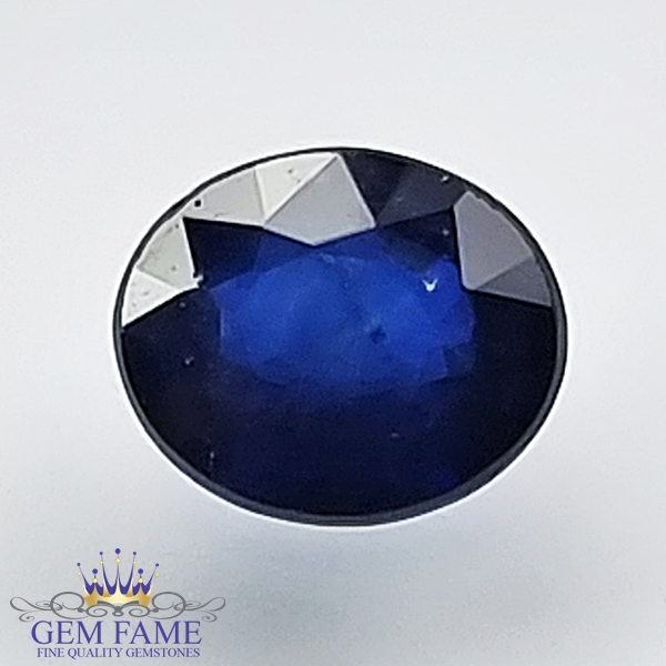 Blue Sapphire 0.73ct (Neelam) Gemstone Ceylon