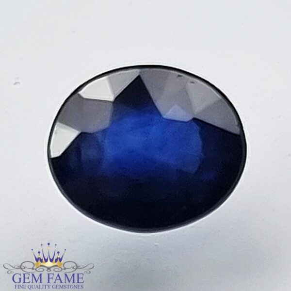 Blue Sapphire 0.68ct (Neelam) Gemstone Ceylon