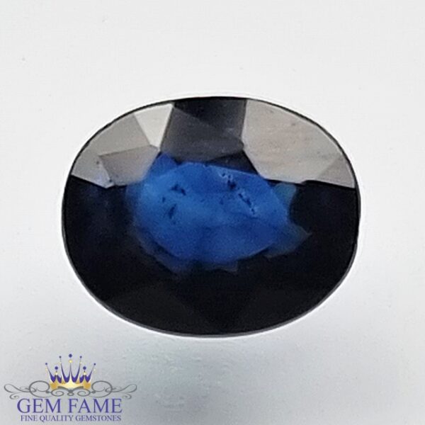 Blue Sapphire 0.95ct (Neelam) Gemstone Ceylon