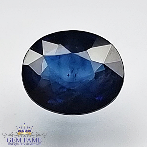 Blue Sapphire 0.74ct (Neelam) Gemstone Ceylon