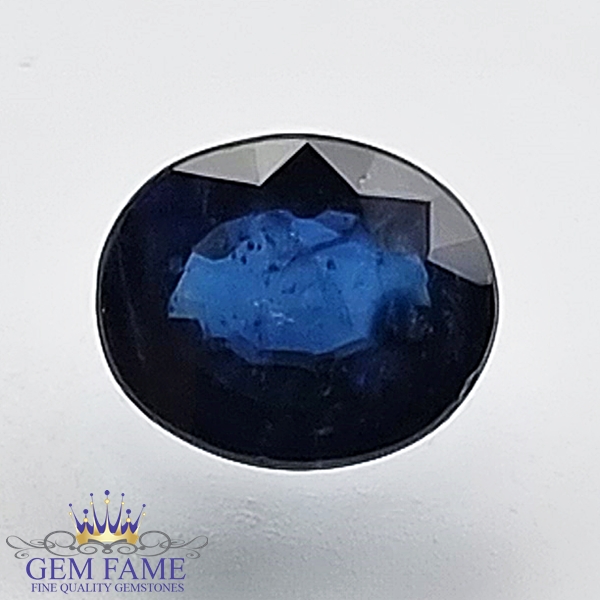 Blue Sapphire 0.76ct (Neelam) Gemstone Ceylon
