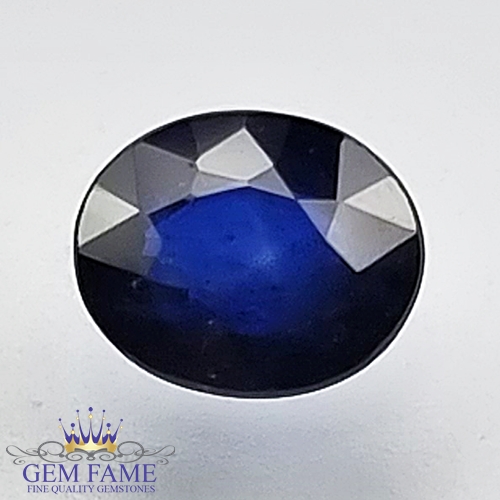 Blue Sapphire 0.65ct (Neelam) Gemstone Ceylon