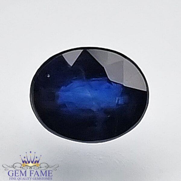 Blue Sapphire 0.72ct (Neelam) Gemstone Ceylon
