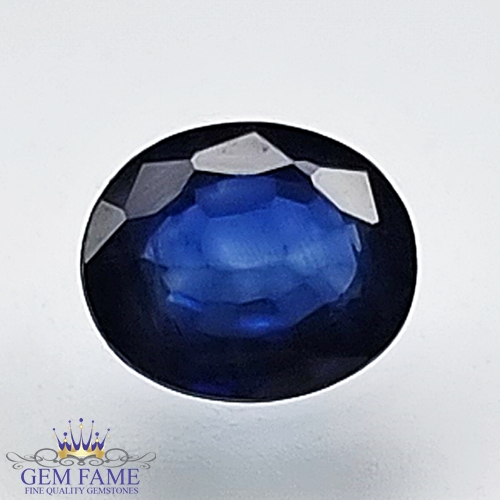 Blue Sapphire 0.74ct (Neelam) Gemstone Ceylon