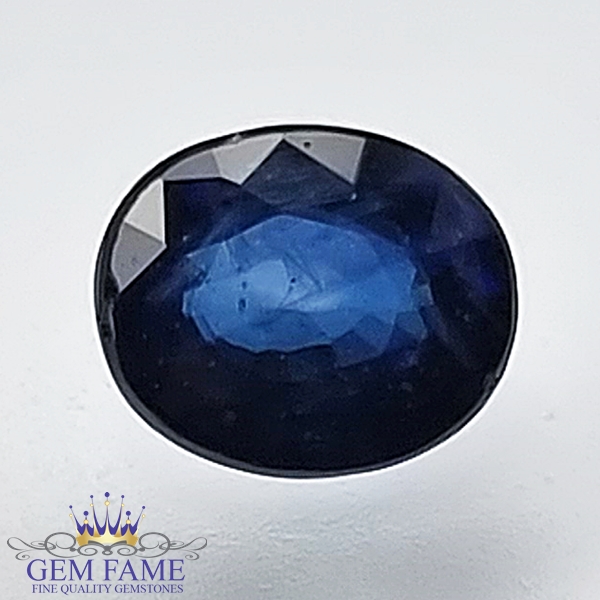 Blue Sapphire 0.75ct (Neelam) Gemstone Ceylon