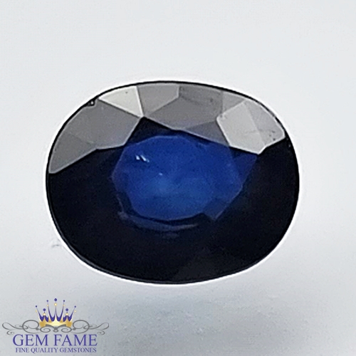 Blue Sapphire 0.77ct (Neelam) Gemstone Ceylon