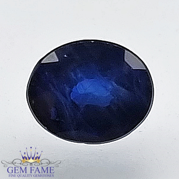 Blue Sapphire 0.80ct (Neelam) Gemstone Ceylon