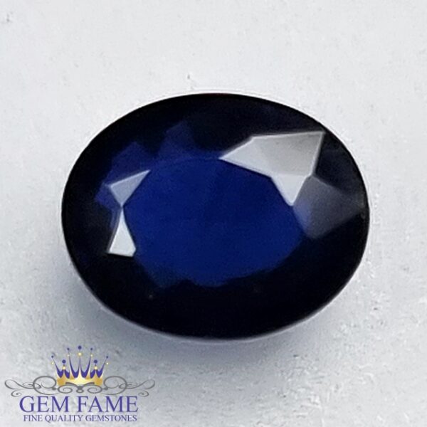 Blue Sapphire 0.59ct (Neelam) Gemstone Ceylon