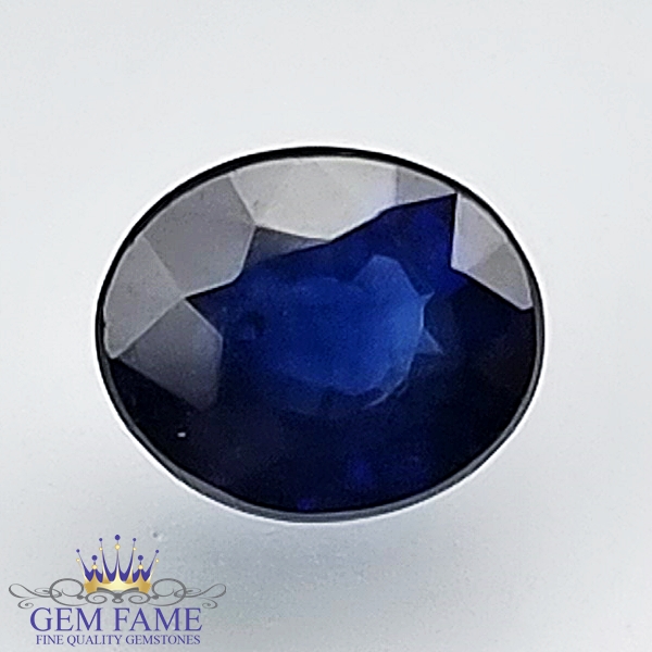 Blue Sapphire 0.87ct (Neelam) Gemstone Ceylon