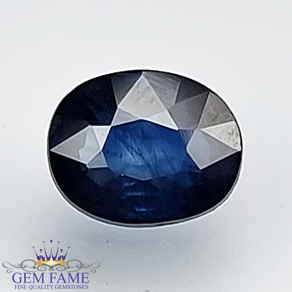 Blue Sapphire 0.73ct (Neelam) Gemstone Ceylon