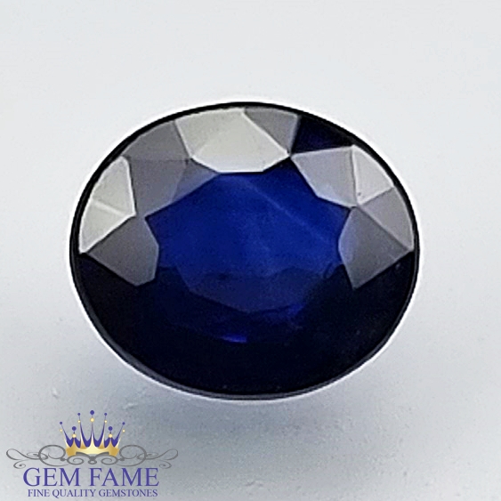 Blue Sapphire 0.76ct (Neelam) Gemstone Ceylon